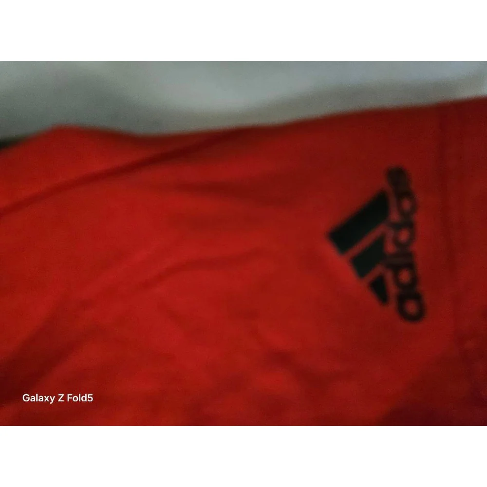 Boys Adidas Red & Black Athletic Shorts Size 10